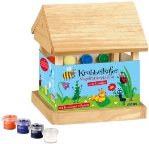 Krabbelkäfer Vogelfutterstation