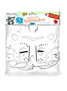 bemalbare Tiermasken